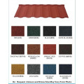 Stone Coated Metal Roof Tile / Colored Stone Coated Steel Roof Tile